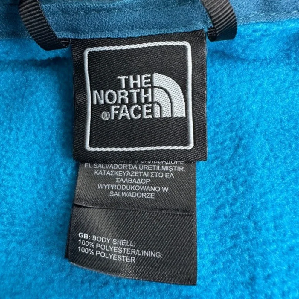 The North Face RDT 300 Khumbu Fleece Jacket Womens Blue Teal Zip Up Full Zip XS - Picture 9 of 16